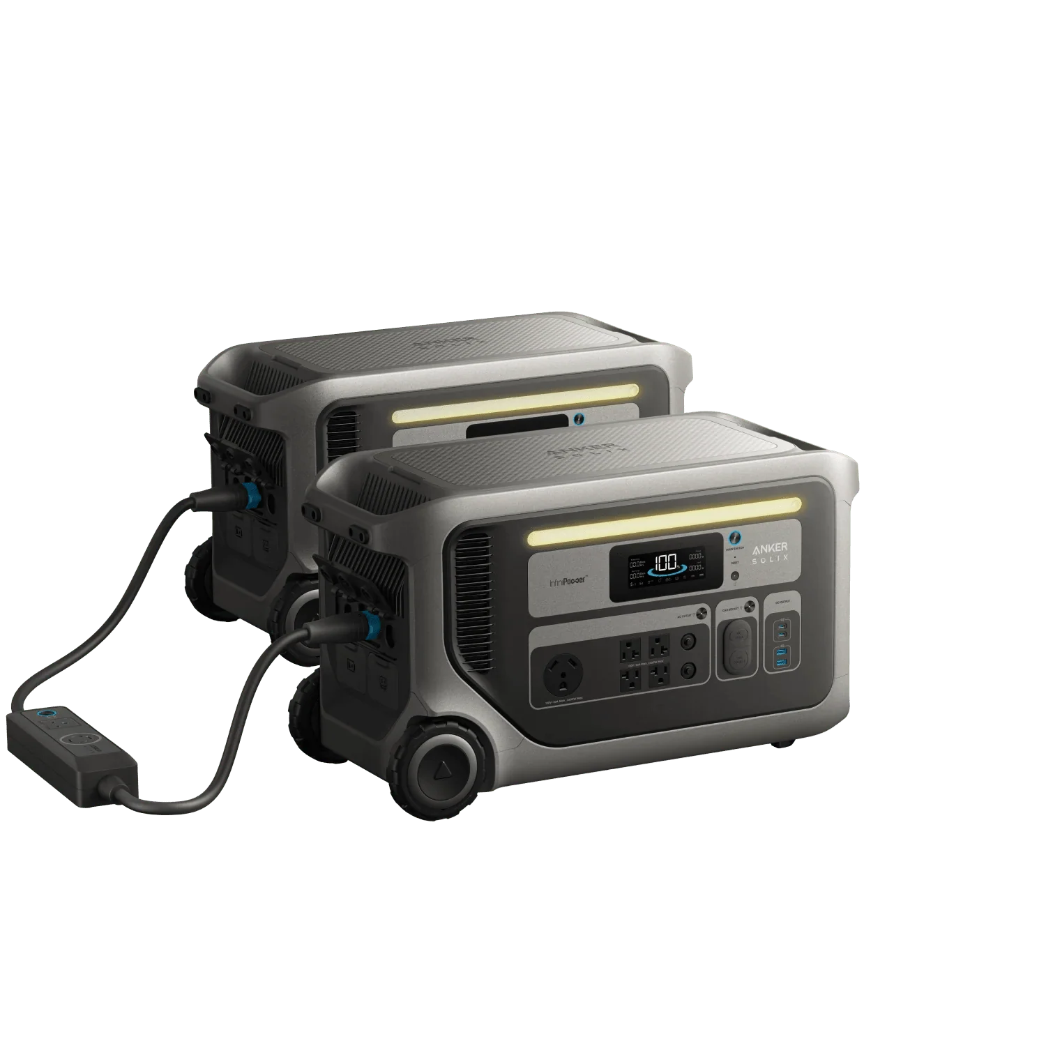 2 x Anker SOLIX F3000 Portable Power Stations Kit