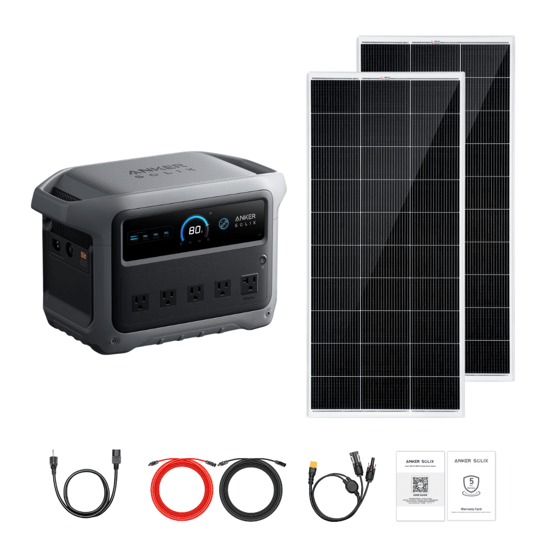 Anker SOLIX C1000 Gen 2 Portable Power Station + Custom Solar Panel Bundle Option - Image 2