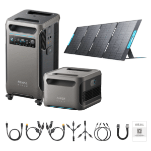 Anker SOLIX F3800 + Expansion Battery + 400W Portable Solar Panel