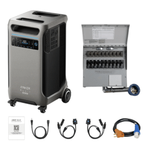Anker SOLIX F3800 Plus Portable Power Station + 50A Transfer Switch