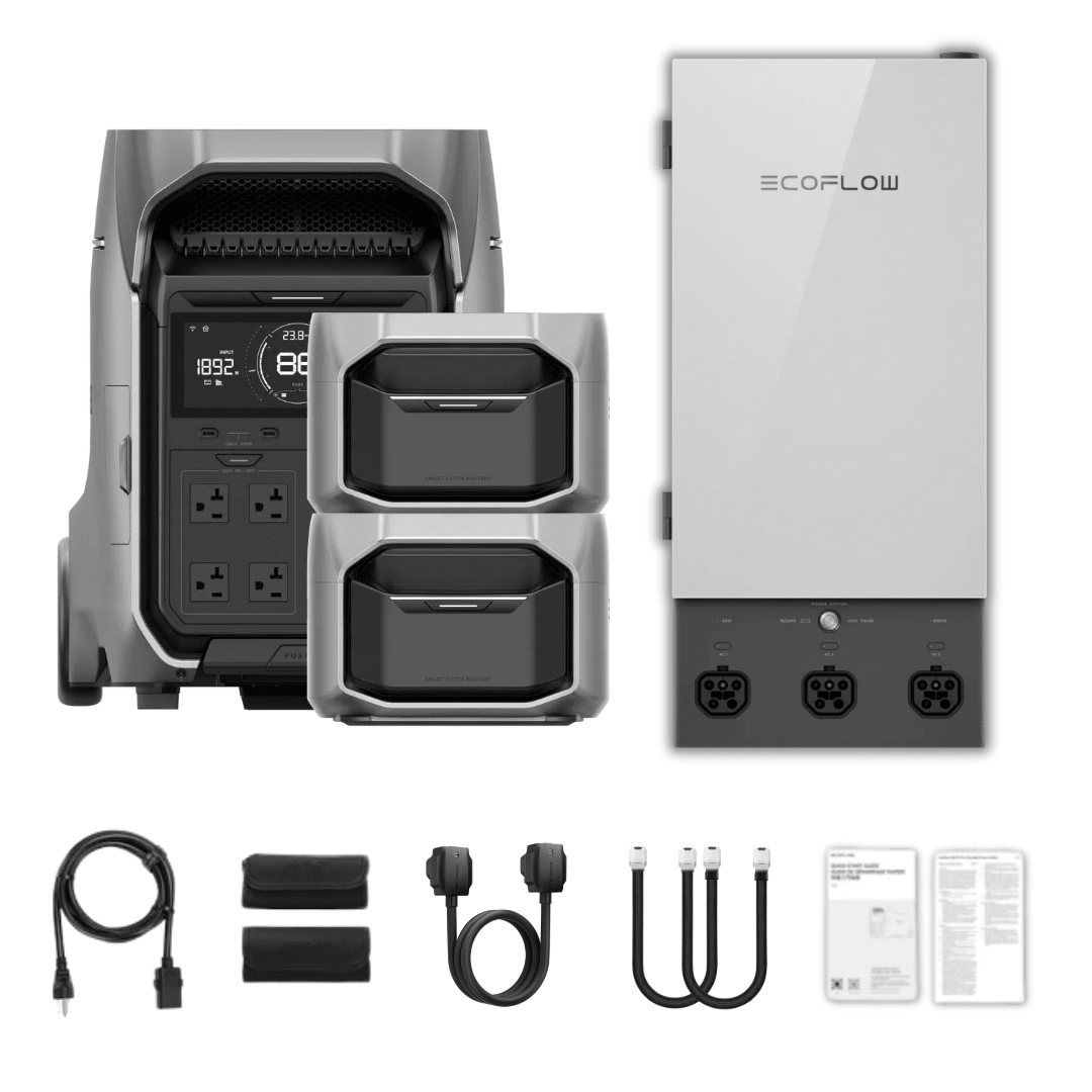 EcoFlow DELTA Pro 3 Portable Power Station + Smart Home Panel 2