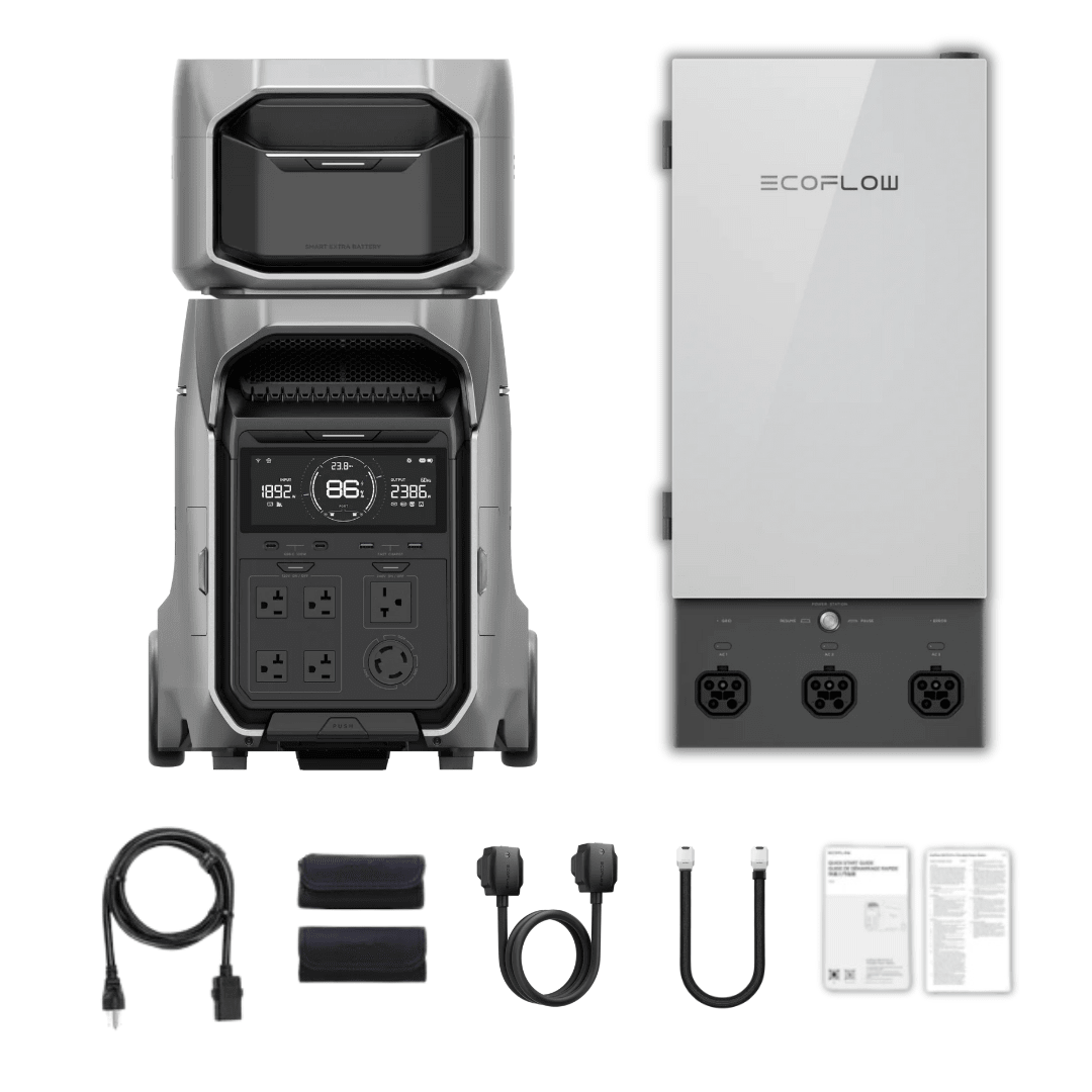 EcoFlow DELTA Pro 3 Portable Power Station + Smart Home Panel 2