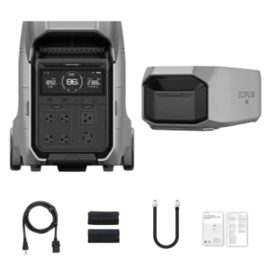 EcoFlow DELTA Pro 3 Solar Generator + DELTA Pro 3 Extra Batteries