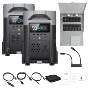 EcoFlow DELTA Pro*2 + Double Voltage Hub + Transfer Switch 306A