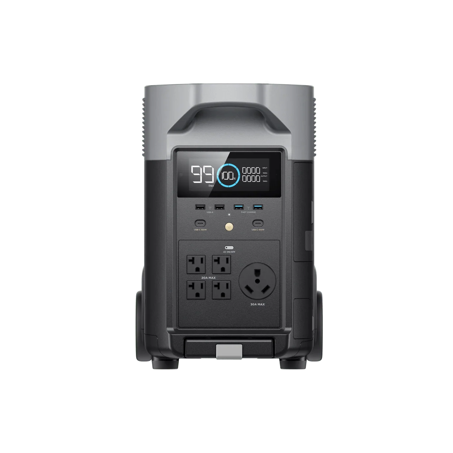 EcoFlow DELTA Pro With Extra Battery 7200Wh 3600W Solar Generator + 200W Rigid Monocrystalline Solar Panels Kit